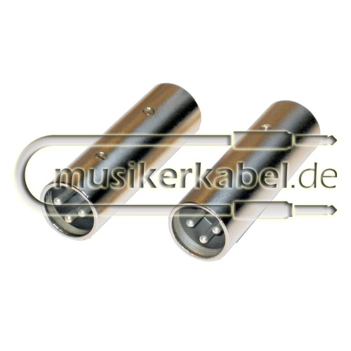   Adapter XLR-Buchse male an XLR-Buchse male