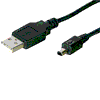   USB-Kabel A-Stecker an B-Mini-Stecker 4pol 5m
