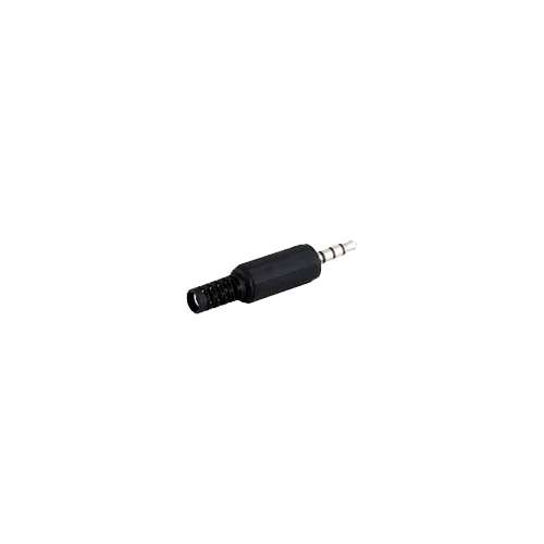   Klinkenstecker 3,5mm, 4 Kontakte, Kunststoff