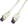   PS-2-Kabel Stecker an Kupplung, 5m
