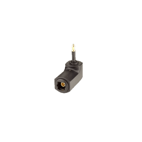 optischer Winkeladapter 3,5mm mini Stecker - Toslink Kupplung