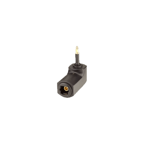   optischer Winkeladapter 3,5mm mini Stecker - Toslink Kupplung