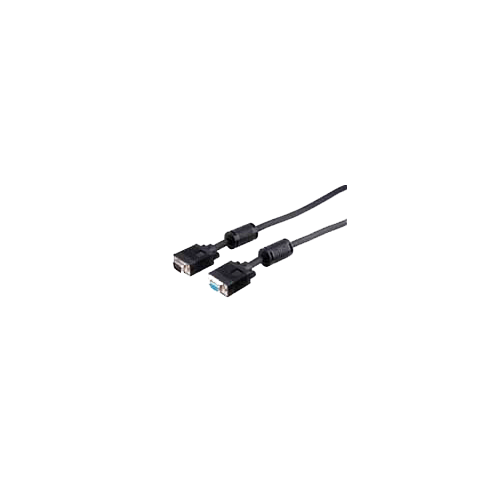 Monitorverlängerung 15pol HD-Stecker mit 2 Ferrit-Kernen 15m