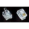   RJ11-Stecker 6P4C, Rundkabel