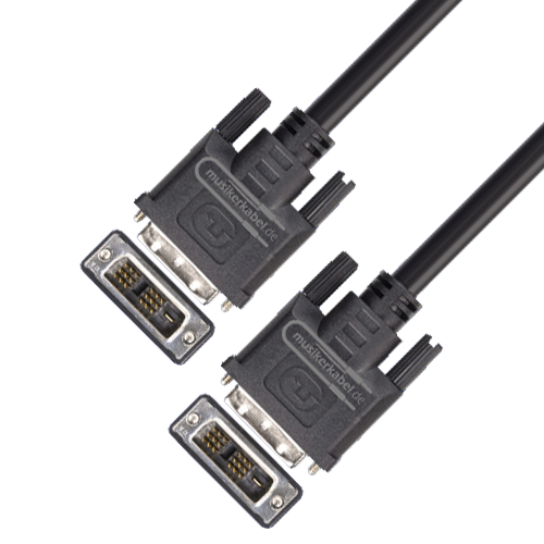   DVI-D SingleLink 18+1 male an DVI-D SingleLink 18+1 male, 2m