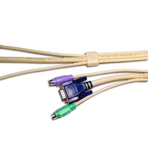 KVM-Kabel, VGA male-female, 2x PS-2 male-male, 3,0m