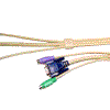   KVM-Kabel, VGA male-male, 2x PS-2 male-male, 4,5m