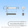  DIN 7985 4.8 M3  8 DIN 7985 Flachkopfschr. Kreuzschlitz 4.8 M3x8 schwarz verzinkt