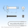  DIN 966 4.8 M3  8 DIN 966 Linsensenkschr. Kreuzschl. 4.8 M3x8 schwarz verzinkt