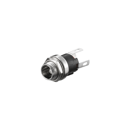 DC-Einbaubuchse 2,1mm/5,6mm, Bohrung 7,9mm, Lötanschluß
