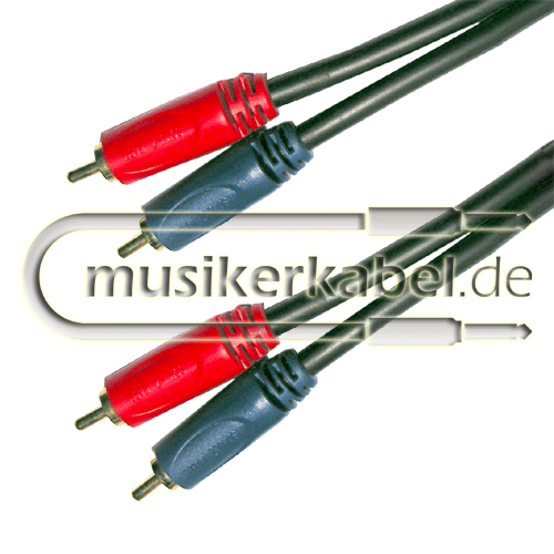 Schulz Kabel GRCA 10 2x Cinchstecker - 2x Cinchstecker (verg.) 6m