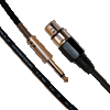 Schulz Kabel MIK 10 XLR-Stecker 3pol fem. - Klinke 6,3mm mono, Schulz IK3 10m