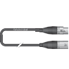 Schulz Kabel MBSZ 10 Schulz BX 4, 2x 2,5qmm, Amphenol-XLR-Stecker male, female 10m