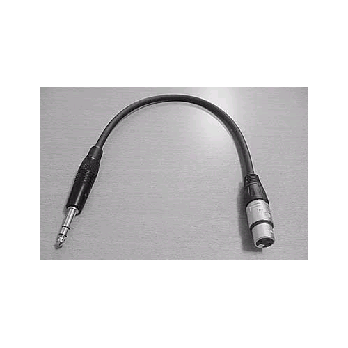 Schulz Kabel NUAW 1 XLR 3pol female an Klinkenstecker 6,3mm stereo, Neutrik 1m