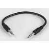 Schulz Kabel SWF 100 einfaches Patchkabel, 2x Stereoklinke 6,3mm, 1m schwarz