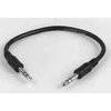 Schulz Kabel SWF 50 einfaches Patchkabel, 2x Stereoklinke 6,3mm, 50cm schwarz