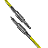 Schulz Kabel STO  7,5 Klinke 6,3mm stereo an Klinke 6,3mm stereo, 7,5m, LowCost, gelb