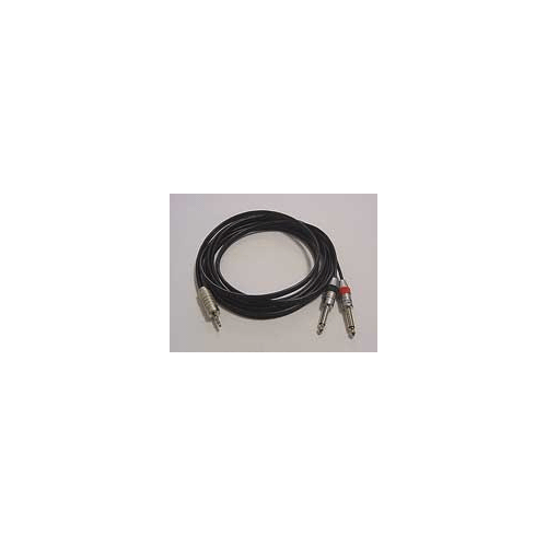 Schulz Kabel EKA 2 Schulz EKA Klinke 3,5mm stereo, 2x Klinke 6,3mm mono, 2m