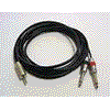 Schulz Kabel EKA 2 Schulz EKA Klinke 3,5mm stereo, 2x Klinke 6,3mm mono, 2m