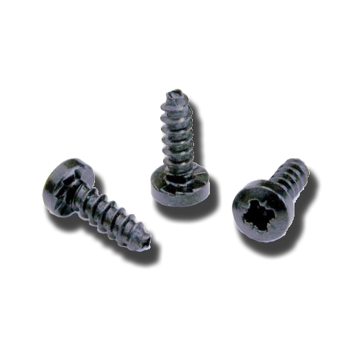 Neutrik A-SCREW 1-8 Plastite Schneidschrauben Zylinderkopfschraube 2,9x8 schwarz