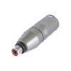 Neutrik NA2MPMF Neutrik Adapter rund XLR male - Cinchbuchse