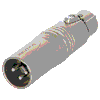 Neutrik NA3M5F Neutrik Adapter DMX XLR male 3pol - XLR female 5pol