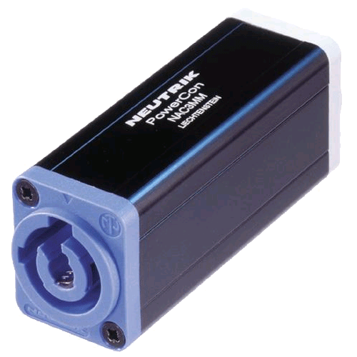 Neutrik NAC3MM Neutrik Adapter D-Form powerCON-Buchse A - powerCON-Buchse B