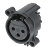 Neutrik NC3FAH2-0 Neutrik XLR-Buchse A-Serie 3pol fem., print horiz., isol., o. V.