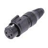 Neutrik NC3FX-HD-B Neutrik XLR-Stecker X-HD-Serie 3pol female, schwarz