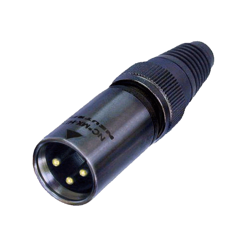 Neutrik NC3MX-HD-B Neutrik XLR-Stecker X-HD-Serie 3pol male, schwarz