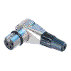 Neutrik NC4FRC Neutrik XLR-Stecker RC-Serie 4pol female, gewinkelt, versilberte Kontakte, vernickeltes Gehäuse