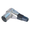 Neutrik NC4MRC Neutrik XLR-Stecker RC-Serie 4pol male, gewinkelt, versilberte Kontakte, vernickeltes Gehäuse