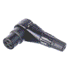 Neutrik NC5FRC-B Neutrik XLR-Stecker RC-Serie 5pol female, gewinkelt, vergoldete Kontakte, schwarzes Gehäuse