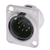 Neutrik NC7MD-L-1 Neutrik XLR-Buchse DL-Serie 7pol male nickel, Kontakte versilbert, löt