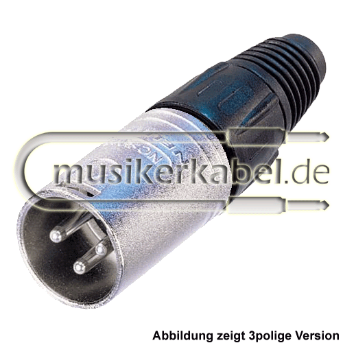 Neutrik NC7MX Neutrik X-Serie XLR-Stecker 7pol male, nickel, Kontakte vers.