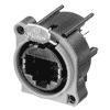 Neutrik NE8FAV Neutrik etherCON RJ45-Cat5-Buchse, A-Serie, vertikale Printmontage
