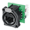 Neutrik NE8FAV-Y110 Neutrik etherCON RJ45-Cat5-Buchse, A-Serie, Schneid- u. Klemmtechnik 110