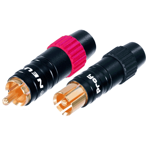 Neutrik NF2C-B/2 Neutrik Cinch-Stecker Profi