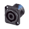 Neutrik NL4MP Neutrik speakON-Buchse 4pol D-Form FASTON