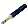 Neutrik NP3TT-P-AU-B Neutrik TT-Phone-Stecker, Crimp, vergoldete Kontakte, schwarz