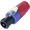 Neutrik NL4FX-2 Neutrik speakON-Stecker SPX-Serie 4pol, rot