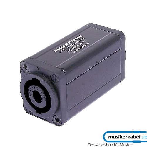 Neutrik NA4MP-M-X Neutrik Adapter D-Form Speakon PhaseInvers-Adapter