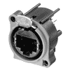Neutrik NE8FAV-SD Neutrik etherCON RJ45-Cat5-Buchse, A-Serie, vertikale Printmontage Anschraub-Domes