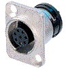 Neutrik ORP8F-NI Neutrik Neutricon Buchse female, nickel, Set