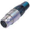 Neutrik OSC8F-NI Neutrik neutriCON Stecker female, nickel, 180°