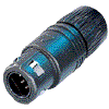 Neutrik OSC8M Neutrik neutriCON Stecker male, schwarz, 180°