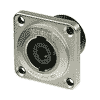 Neutrik NLT4MD-V Neutrik speakON-Buchse 4pol male, STX, print vert., nickel