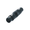 Neutrik NA3FF-B Neutrik Adapter rund XLR female - XLR female schwarz