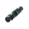 Neutrik NA5MM-B Neutrik Adapter rund XLR 5pol male - XLR 5pol male schwarz
