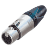 Neutrik NC3FXX Neutrik XLR-Stecker XX-Serie 3pol female, versilberte Kontakte, nickel